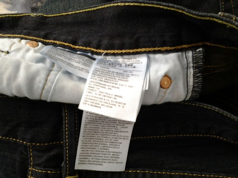 Jeansy Męskie Levis Nowe