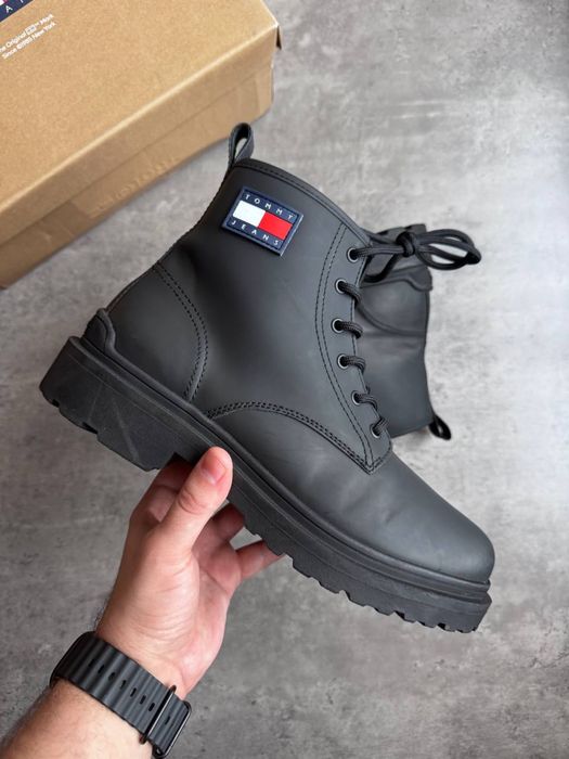 Черевики Ботинки чоловічі Tommy Hilfiger Leather Lace Up Boot / 43р