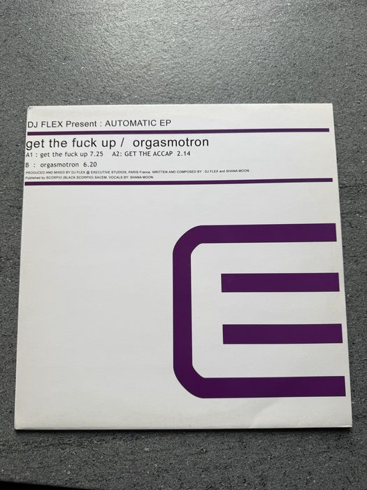 DJ Flex – Automatic / get the f*ck up EP vinyl