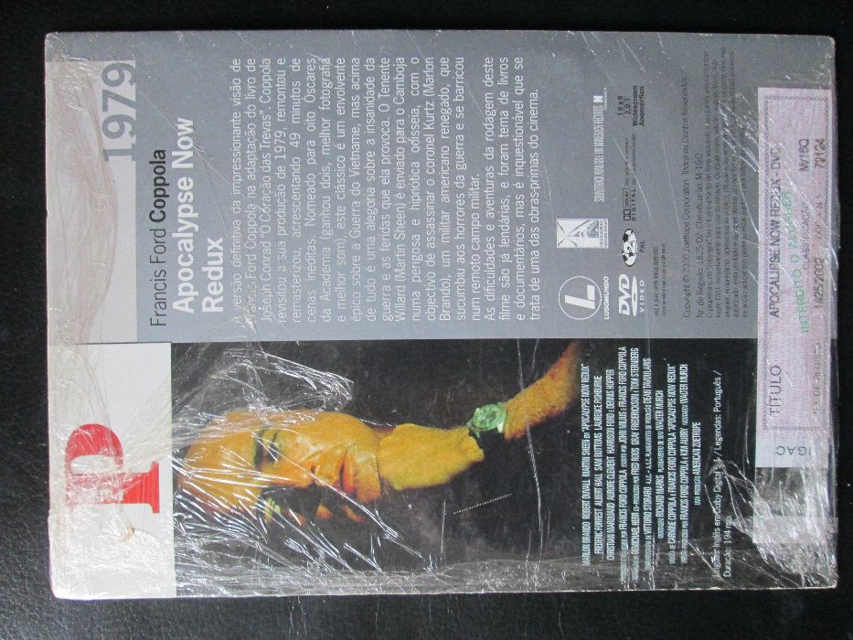 DVD - Apocalypse Now Redux, de Francis Ford Coppola