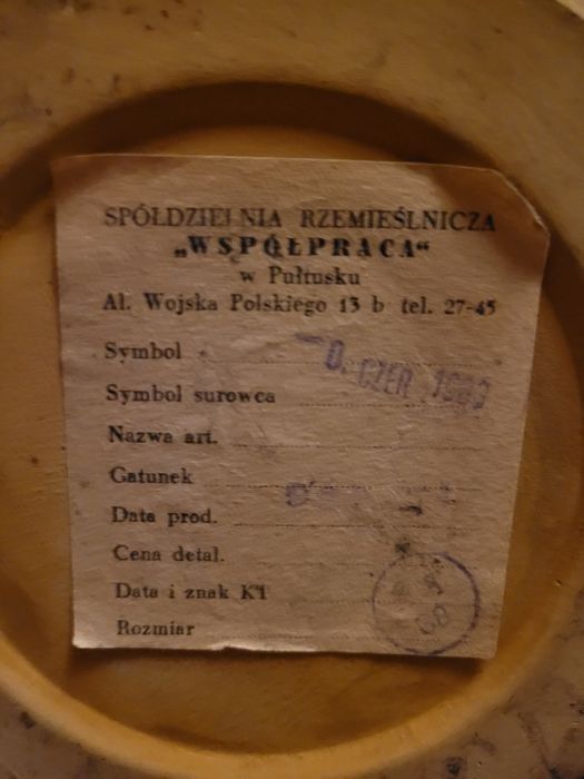 Antyk wielki wazon że Spółdzielni "Współpraca"