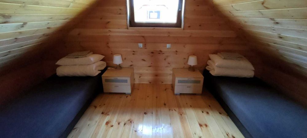 Ferie Walentynki Wakacje domki  całoroczne nad jeziorem  , balia