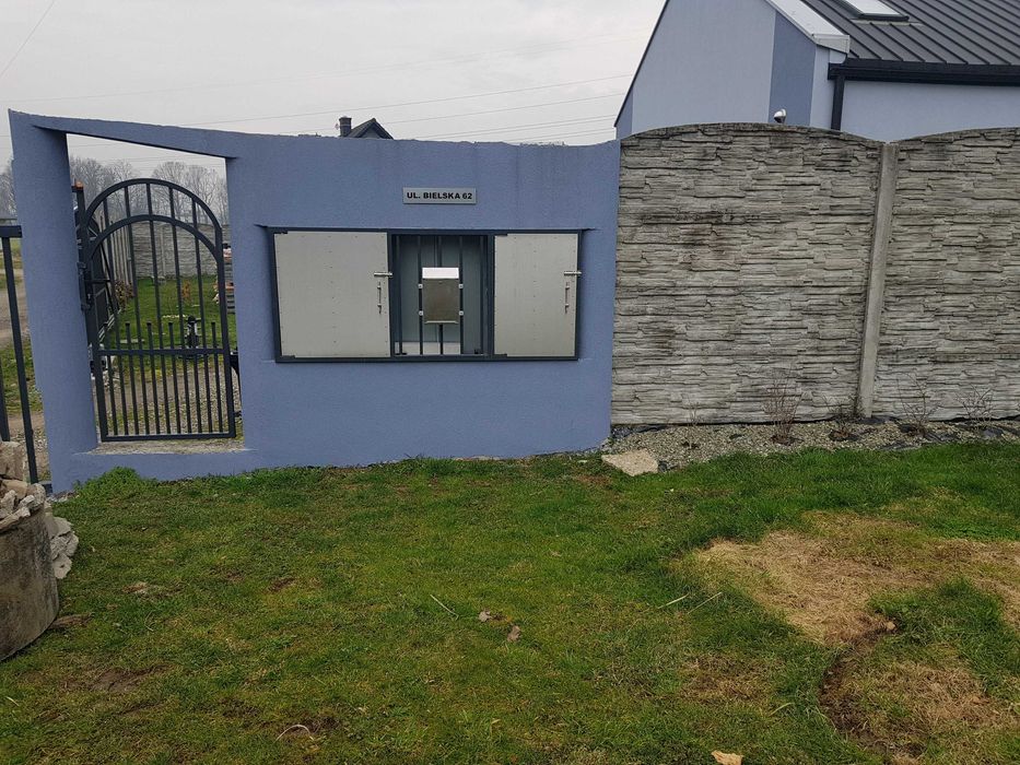 Zabudowa, osłona na licznik gazowy, elektryczny.