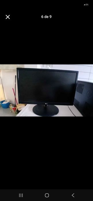 Computador completo HP + Monitor LG 22 LED ( ideal para escritório/ internet)