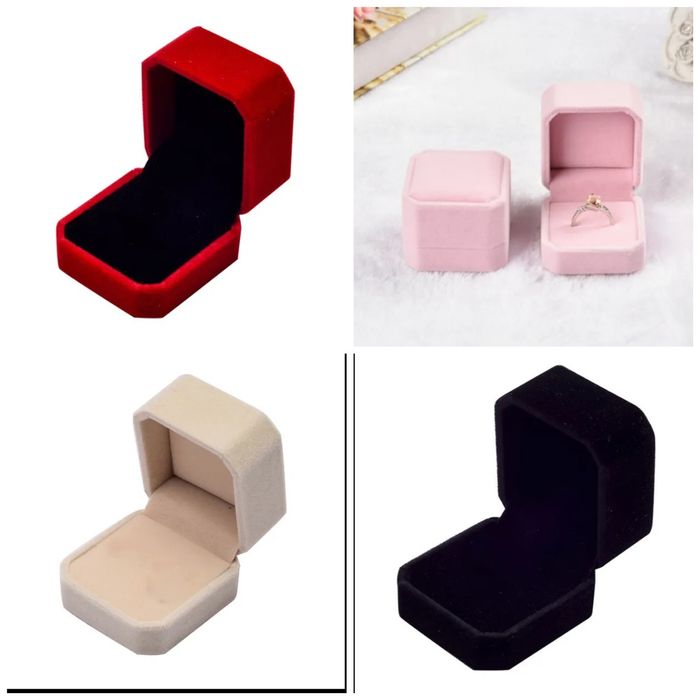 Бархатная коробочка для кольца НОВАЯ
