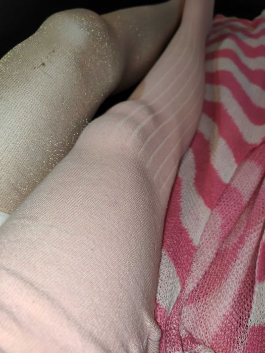 Трикотажное платье клеш в комплекте, одним лотом, М
