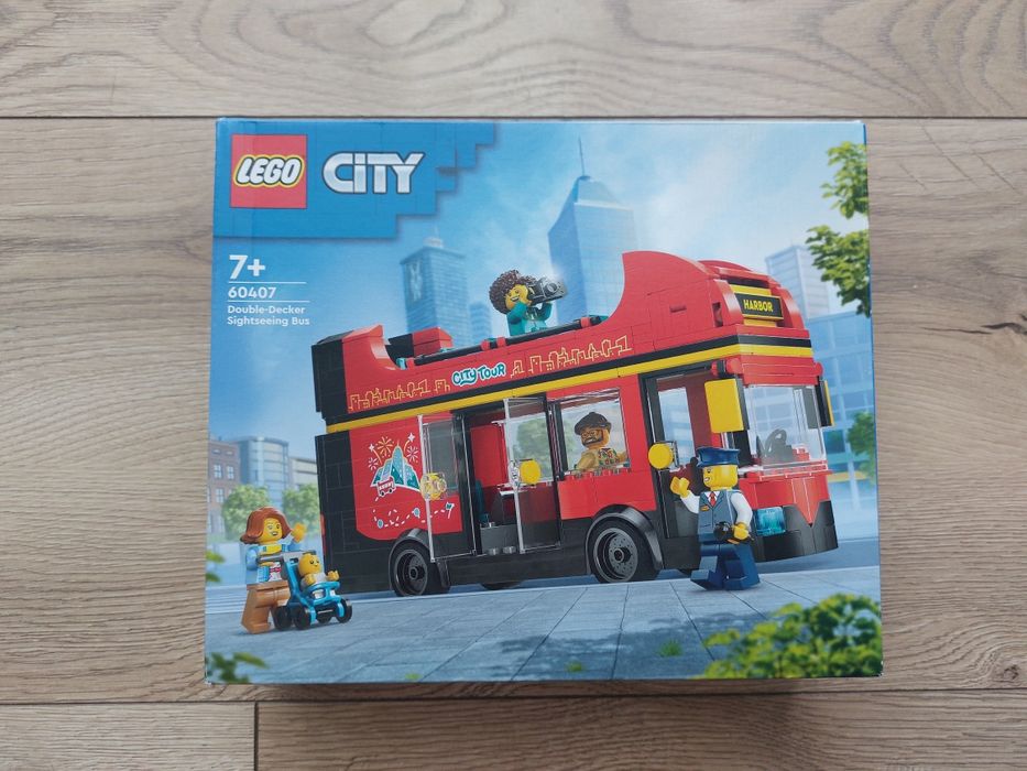 Lego City 60407 Czerwony piętrowy autobus