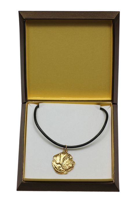 Fila Brasileiro naszyjnik pozłocony w pudełku Art-Dog