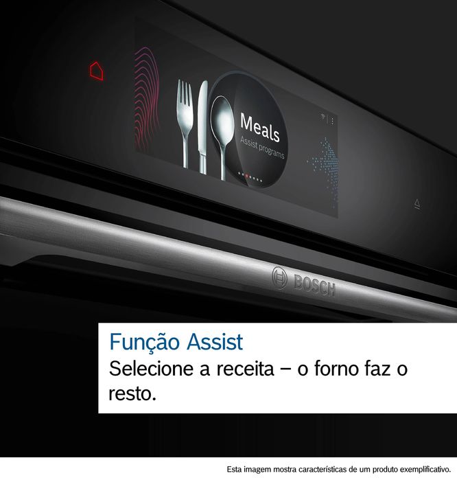 Serie 8 Forno compacto integrável 60 x 45 cm Preto CBG7341B1