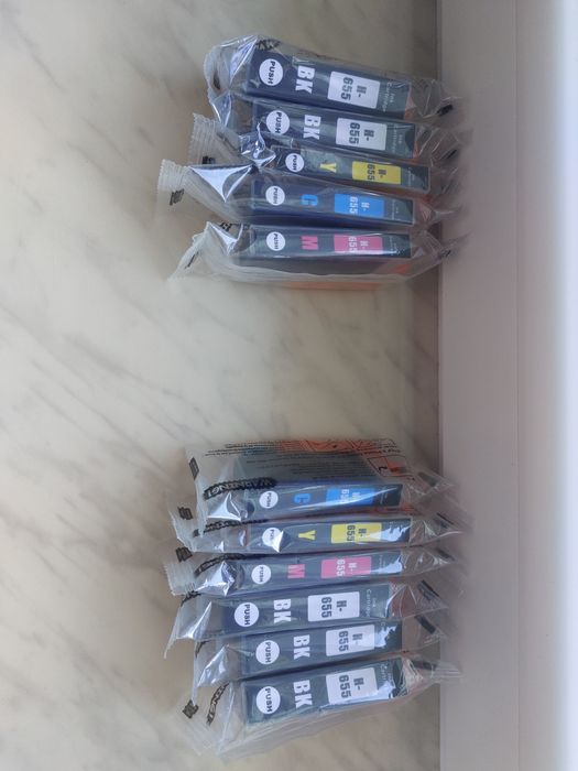 Tusze 655 do drukarki hp