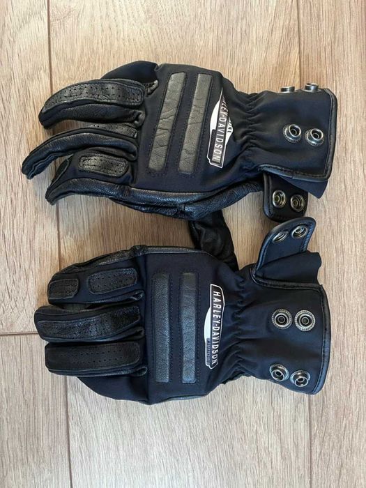 Skórzane rękawice Harley-Davidson rozmiar XL 11