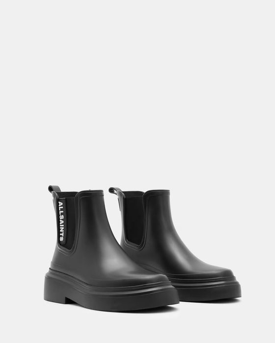 Gumowe botki AllSaints Hetty Logo Rubber Ankle Boots