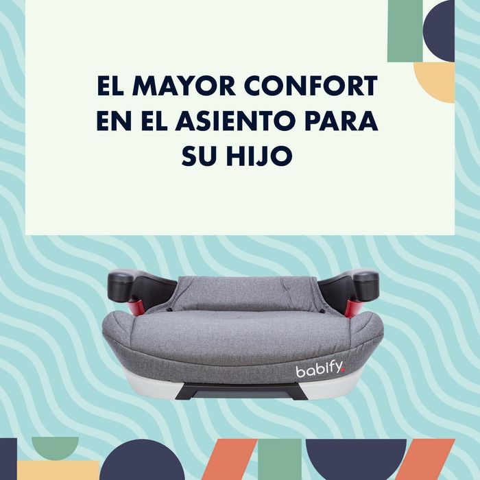 Cadeira de criança confortável p/ carro 5-12 anos, com o isofix
