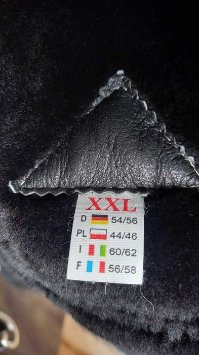 Zimowa kurtka skórzana damska