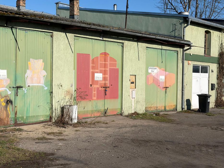 3 Garaże / Warsztat + Działka 206 m² | Centrum Międzyrzecza (Całość lub Osobno) - Widok 3