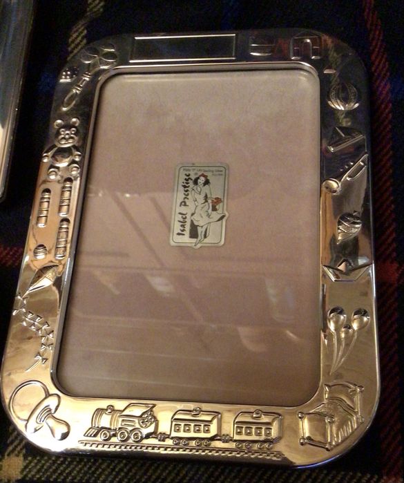 Moldura de prata conjunto 4