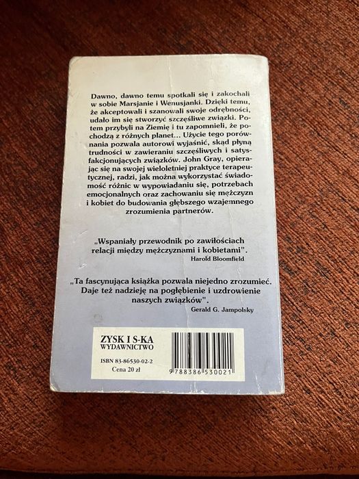"Mężczyźni są z Marsa, a kobiety z Wenus" John Gray