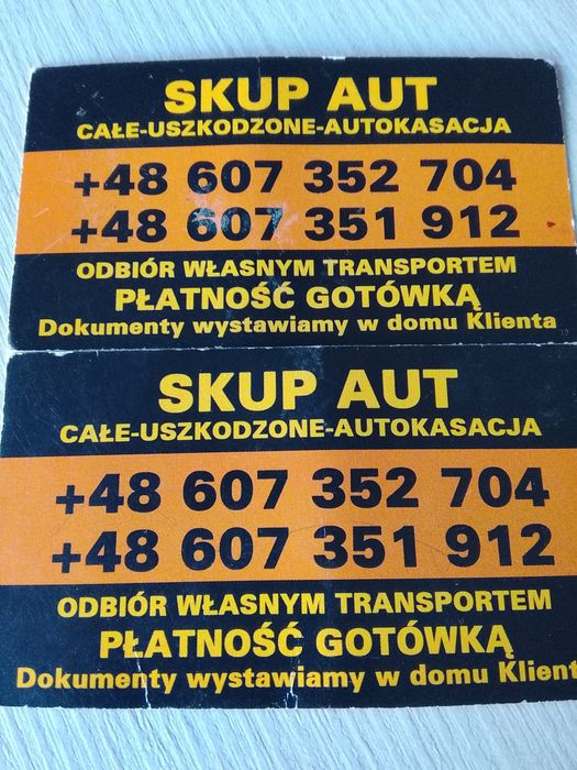 Skup aut 6.0.7.3.5.2.7.0.4krapkowice Kędzierzyn Koźle strzelce opolski