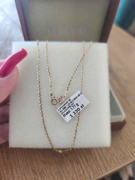 Złoty łańcuszek 585 Gucci