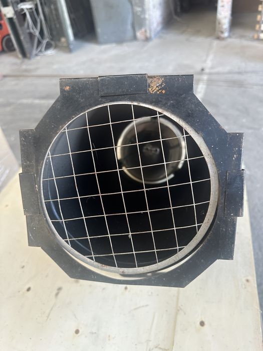 Stare lampy halogenowe PRL industrial
