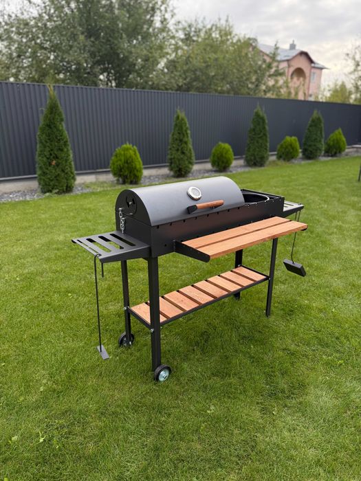 Мангал - гриль барбекю посилений 5мм на 13 шампурів, мангал для дома