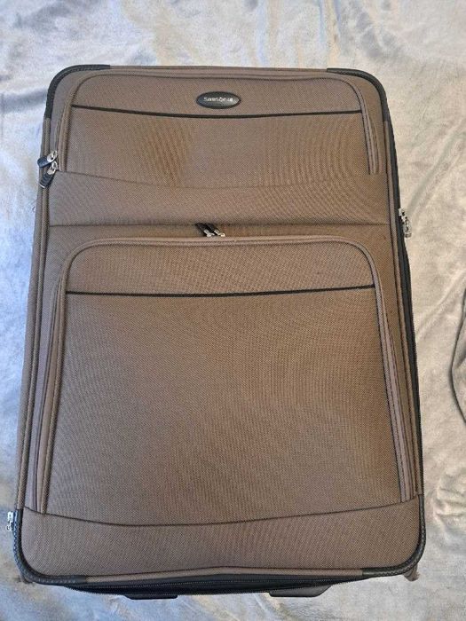 Велика тканинна валіза Samsonite (оригінал) на 2 колесах