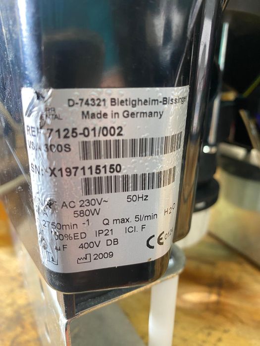 Durr VSA300 S  Sistema de Aspiração Combinada Dentario