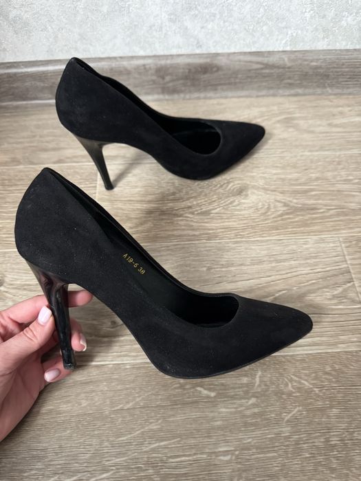 Туфлі-човники еко-замш