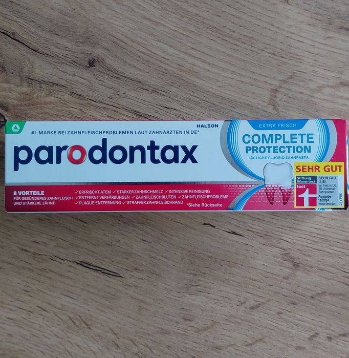 Pasta do zębów niemiecka Parodontax