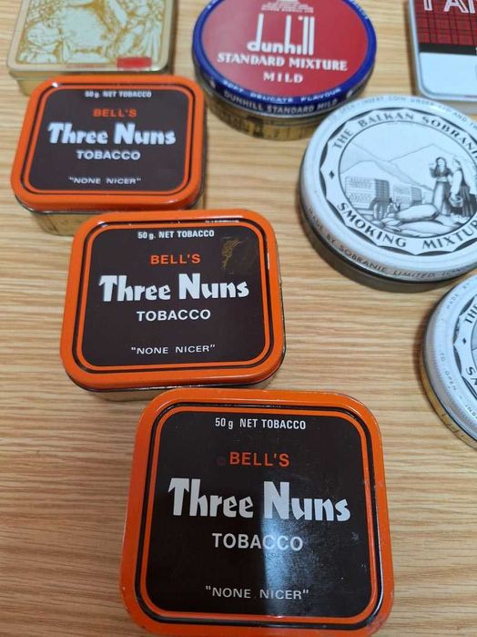 Lote de 10 Latas de Tabaco, vazias, de coleção-Antigas