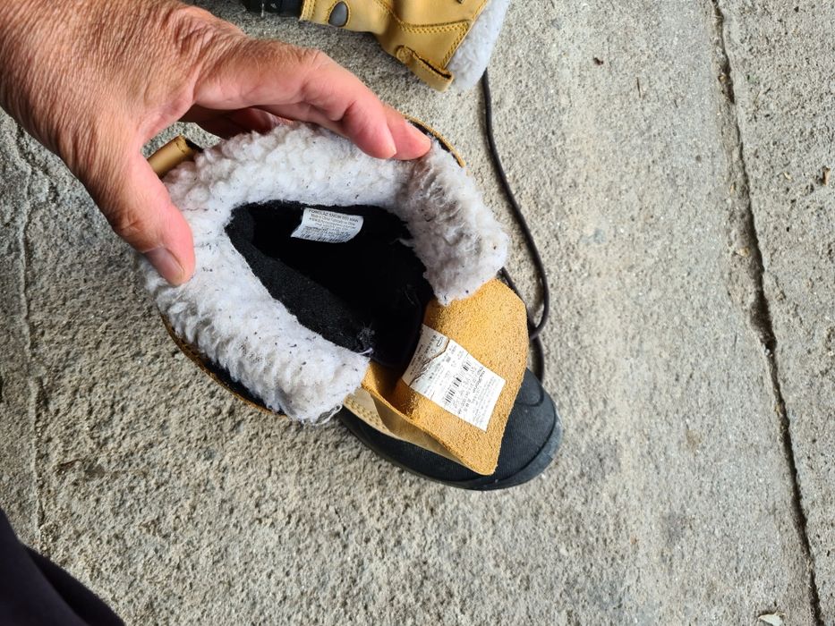 Bota de inverno neve e trabalho