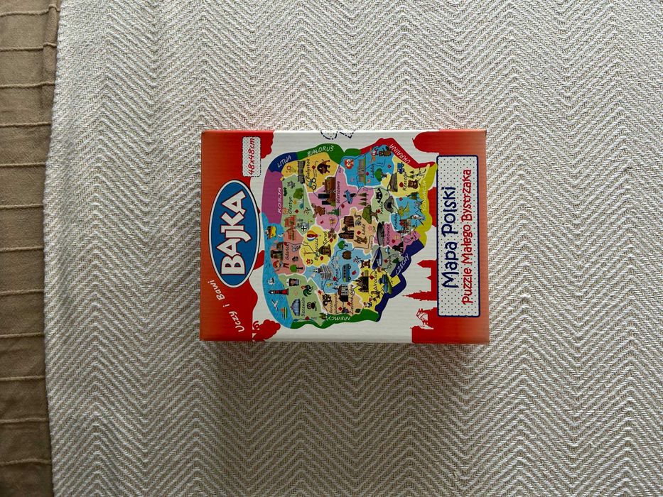 Puzzle Małego Bystrzaka, Mapa Polski