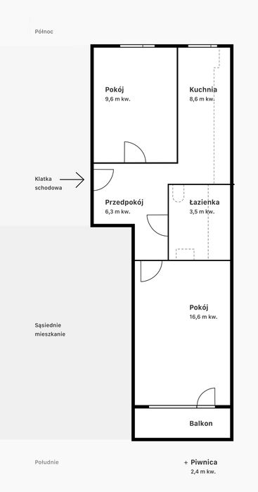 Wynajmę mieszkanie na ul. Młyńskiej. – pohled 2