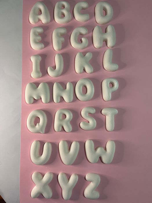 Letras 3D - abecedário