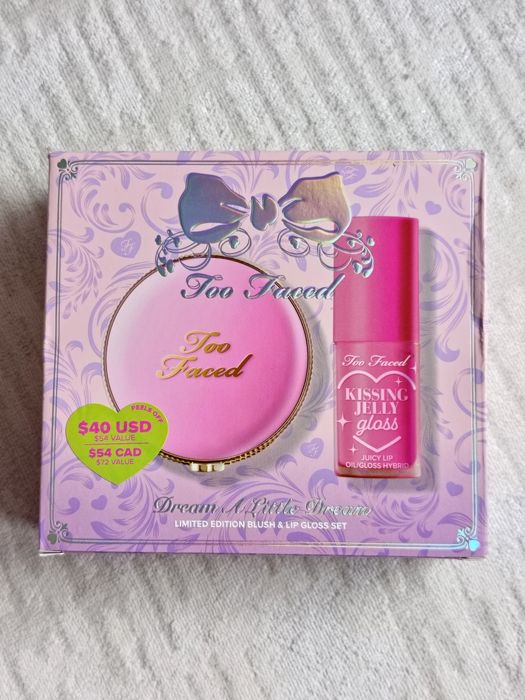 Too Faced Blush & Lip Gloss Set