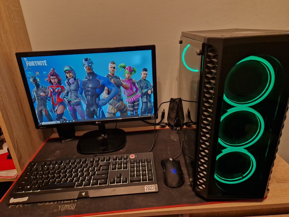 Zestaw komputerowy do gier - Ryzen 5/GTX/16GB RAM/SSD/RGB