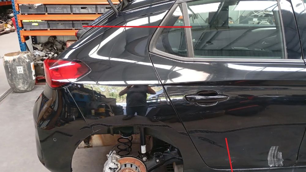 Painel trás direito OPEL Corsa F