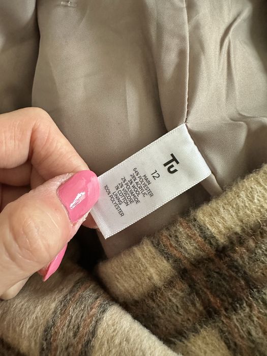 Nowa spódniczka w kratkę TU rozmiar 40