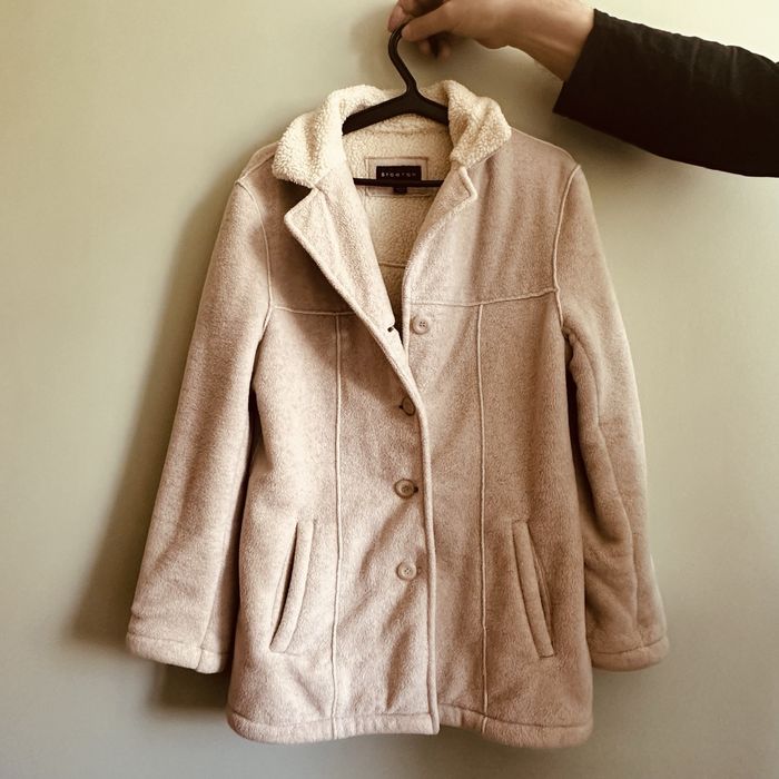 Kurtka bluza polar futerko beż rozm. 38 M