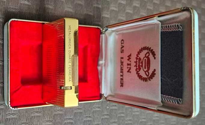 Isqueiro Vintage WIN Gas Lighter (MDF) Metalúrgica Duarte Ferreira Tramagal