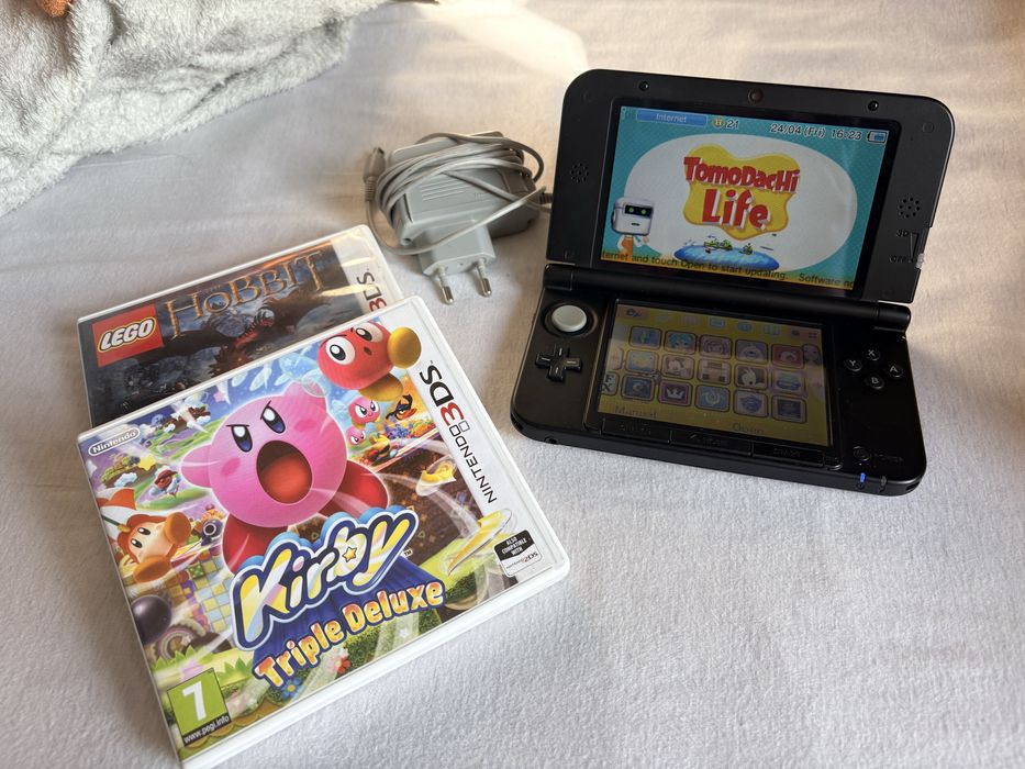 Nintendo 3ds XL czarno szary