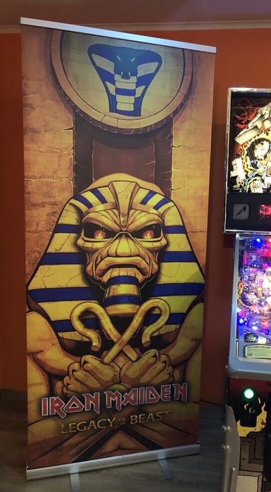 Banners Flipper Pinball Iron Maiden