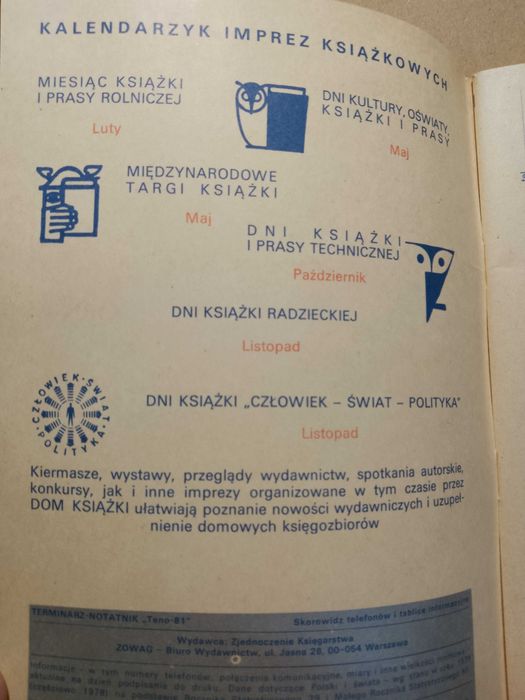 stary zeszyt teno skorowidz i tablice info. prl plus znaki drogowe