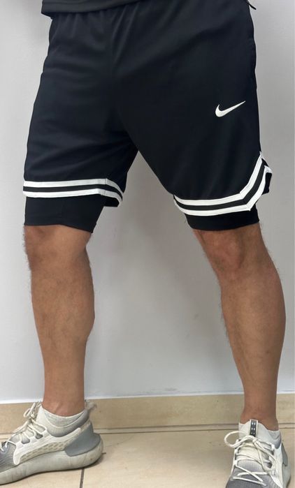 Чоловічі спортивні шорти 2в1 Nike Pro,компресійні шорти,термо Under