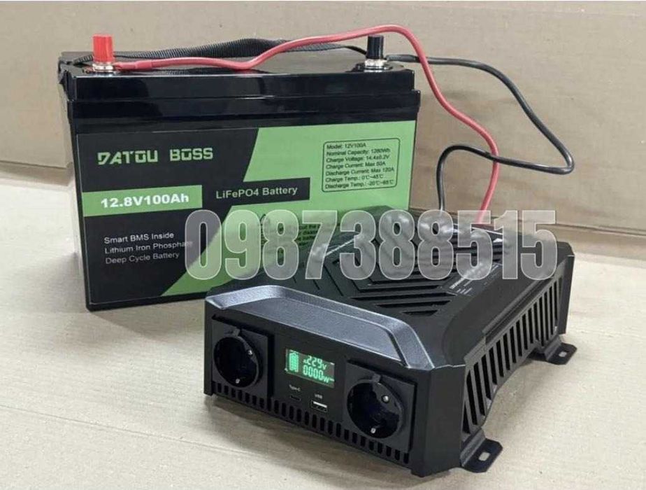 Аккумулятор LiFepo4 100Ah 12V литий железо фосфат батарея‼️ТОП ЦЕНА‼️