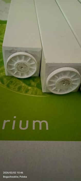 Stół okrągły  bialy rozkładany