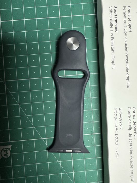 Apple-Bracelete desportiva preta de 46 mm - M/L