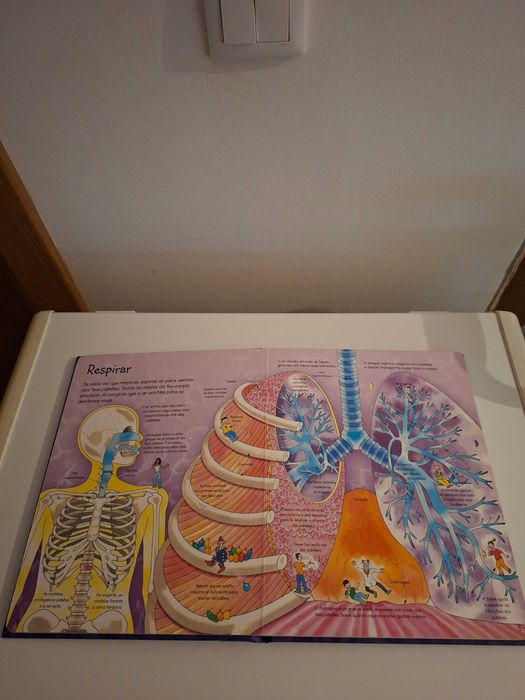Livro "Espreita o Teu Corpo" para crianças