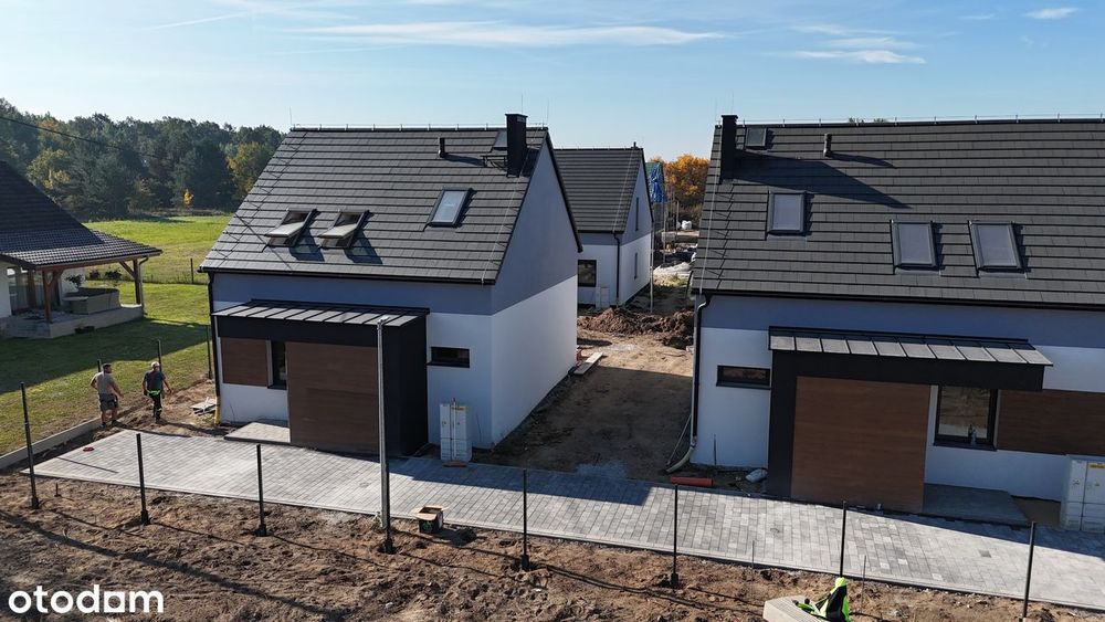 OSTATNI  TAKI DOM WOLNOSTOJĄCY 88,28 m2 na osiedlu pod lasem