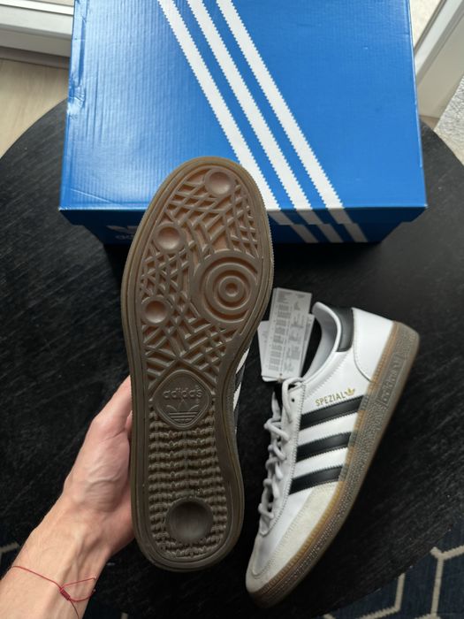 Sneakersy adidas handball spezial white, 44 2/3